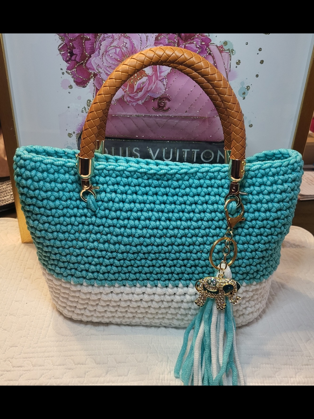 Custom Handcrafted Handbag- NWT - Picture 2 of 4
